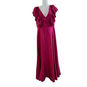 Anthropologie Pink Maxi Dress